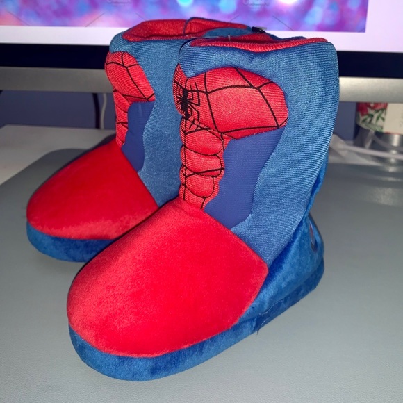 spiderman slipper boots